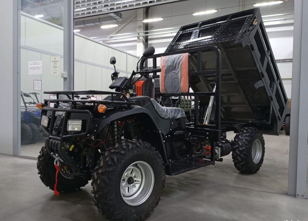 Грузовой квадроцикл-самосвал Treck Big Farmer 4x4. 300 кубов
